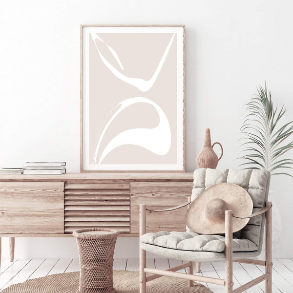 Neutral Shapes IIII-The Paper Tree-abstract,beige,boho,curve,hamptons,modern,neutral,organic shape,portrait,premium art print,shape,wall art,Wall_Art,Wall_Art_Prints,white