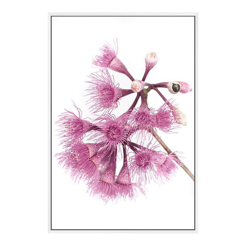 Native Gum Wildflower III-The Paper Tree-australian native,floral,flower,flowers,gum leaves,gum tree,native flowers,portrait,premium art print,purple,wall art,Wall_Art,Wall_Art_Prints,wild flowers