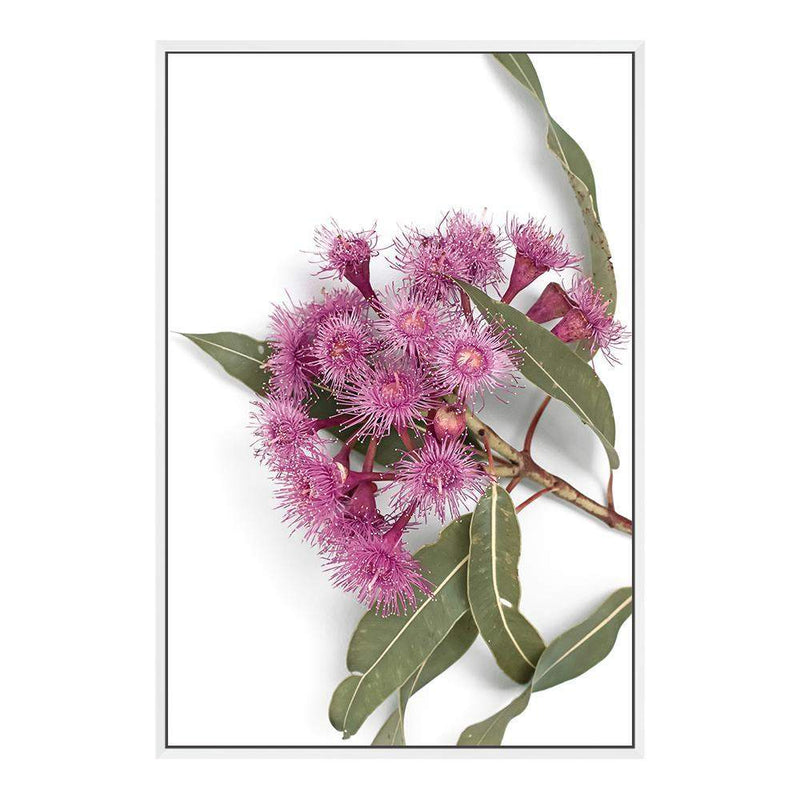 Native Gum Wildflower-The Paper Tree-australian native,floral,flower,flowers,gum leaves,gum tree,native flowers,portrait,premium art print,purple,wall art,Wall_Art,Wall_Art_Prints,wild flowers