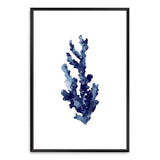 Navy Blue Coral | Hamptons-The Paper Tree-Art_Prints,Artwork,BEACH,blue,blue coral,coastal,COASTAL ART,coral,Designer,HAMPTONS,navy,portrait,premium art print,wall art,Wall_Art,Wall_Art_Prints