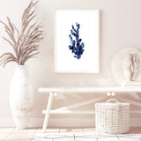 Navy Blue Coral | Hamptons-The Paper Tree-Art_Prints,Artwork,BEACH,blue,blue coral,coastal,COASTAL ART,coral,Designer,HAMPTONS,navy,portrait,premium art print,wall art,Wall_Art,Wall_Art_Prints