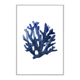 Navy Blue Coral II | Hamptons-The Paper Tree-Art_Prints,Artwork,BEACH,blue,blue coral,coastal,COASTAL ART,coral,Designer,HAMPTONS,navy,portrait,premium art print,wall art,Wall_Art,Wall_Art_Prints