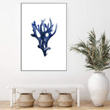 Navy Blue Coral III | Hamptons-The Paper Tree-Art_Prints,Artwork,BEACH,blue,blue coral,coastal,COASTAL ART,coral,Designer,HAMPTONS,navy,portrait,premium art print,wall art,Wall_Art,Wall_Art_Prints