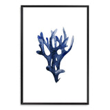 Navy Blue Coral III | Hamptons-The Paper Tree-Art_Prints,Artwork,BEACH,blue,blue coral,coastal,COASTAL ART,coral,Designer,HAMPTONS,navy,portrait,premium art print,wall art,Wall_Art,Wall_Art_Prints