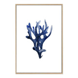 Navy Blue Coral III | Hamptons-The Paper Tree-Art_Prints,Artwork,BEACH,blue,blue coral,coastal,COASTAL ART,coral,Designer,HAMPTONS,navy,portrait,premium art print,wall art,Wall_Art,Wall_Art_Prints