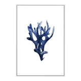 Navy Blue Coral III | Hamptons-The Paper Tree-Art_Prints,Artwork,BEACH,blue,blue coral,coastal,COASTAL ART,coral,Designer,HAMPTONS,navy,portrait,premium art print,wall art,Wall_Art,Wall_Art_Prints