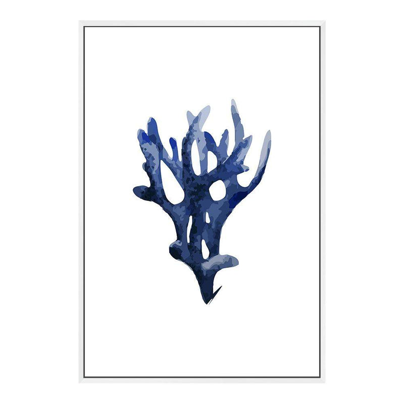 Navy Blue Coral III | Hamptons-The Paper Tree-Art_Prints,Artwork,BEACH,blue,blue coral,coastal,COASTAL ART,coral,Designer,HAMPTONS,navy,portrait,premium art print,wall art,Wall_Art,Wall_Art_Prints