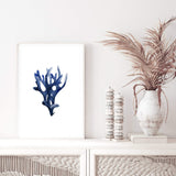 Navy Blue Coral III | Hamptons-The Paper Tree-Art_Prints,Artwork,BEACH,blue,blue coral,coastal,COASTAL ART,coral,Designer,HAMPTONS,navy,portrait,premium art print,wall art,Wall_Art,Wall_Art_Prints