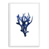 Navy Blue Coral III | Hamptons-The Paper Tree-Art_Prints,Artwork,BEACH,blue,blue coral,coastal,COASTAL ART,coral,Designer,HAMPTONS,navy,portrait,premium art print,wall art,Wall_Art,Wall_Art_Prints