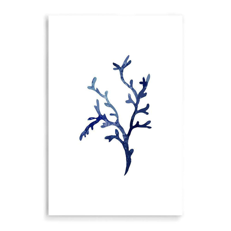 Navy Blue Coral IIIIII | Hamptons-The Paper Tree-Art_Prints,Artwork,BEACH,blue,blue coral,coastal,COASTAL ART,coral,Designer,HAMPTONS,navy,portrait,premium art print,wall art,Wall_Art,Wall_Art_Prints