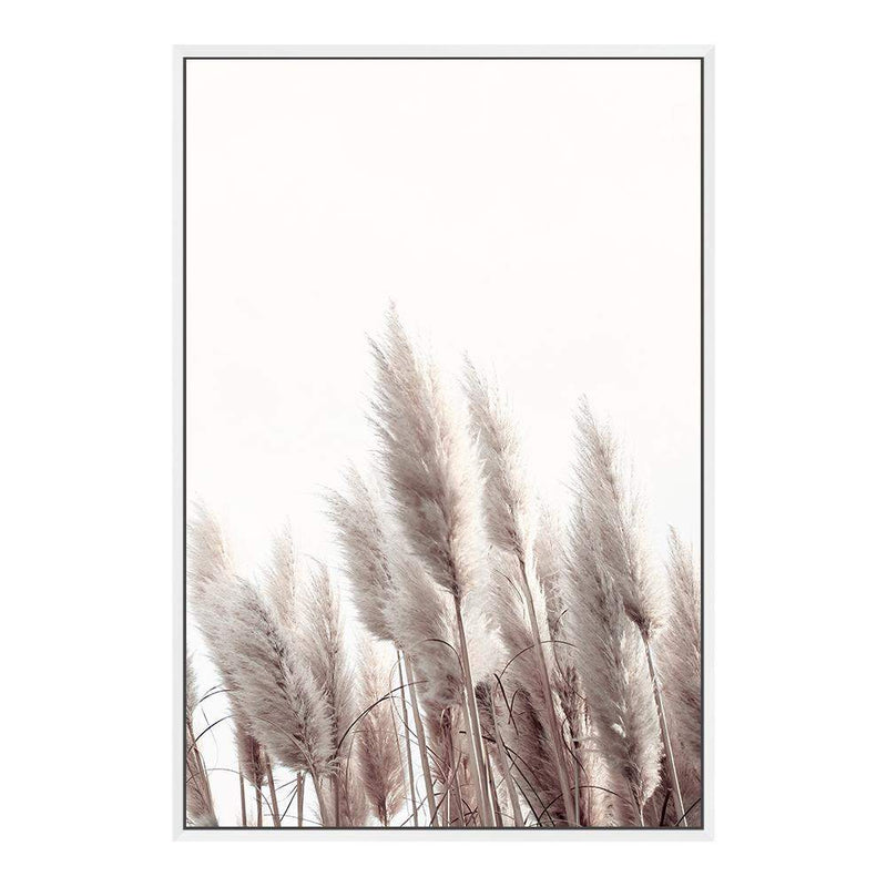 Pampas Grass II-The Paper Tree-beach,beige,boho,botanical,coastal,grass,hamptons,landscape,muted tone,nature,neutral,pampas,pampas grass,premium art print,tall grass,wall art,Wall_Art,Wall_Art_Prints,white