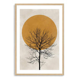 Autumn Sun-The Paper Tree-abstract,autumn,boho,modern,neutral,organic shape,portrait,premium art print,shape,silhouette,tree,wall art,Wall_Art,Wall_Art_Prints,winter,yellow