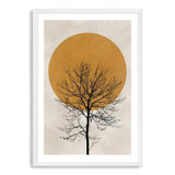 Autumn Sun-The Paper Tree-abstract,autumn,boho,modern,neutral,organic shape,portrait,premium art print,shape,silhouette,tree,wall art,Wall_Art,Wall_Art_Prints,winter,yellow