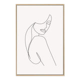 Single Line Drawing IIIIII-The Paper Tree-abstract,black & white,BLACK AND WHITE,boho,continuous line,curves,female,female figure,female form,figure,hamptons,line art,modern,monochrome,neutral,one line,organic shape,portrait,premium art print,shape,single line,wall art,Wall_Art,Wall_Art_Prints