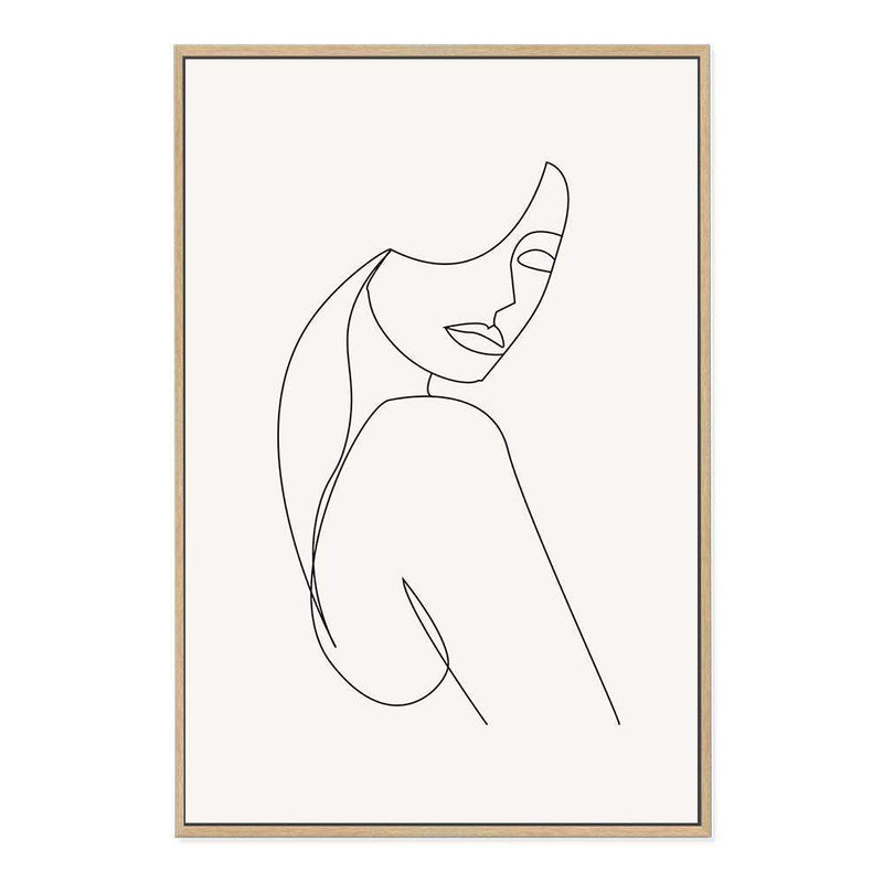 Single Line Drawing IIIIII-The Paper Tree-abstract,black & white,BLACK AND WHITE,boho,continuous line,curves,female,female figure,female form,figure,hamptons,line art,modern,monochrome,neutral,one line,organic shape,portrait,premium art print,shape,single line,wall art,Wall_Art,Wall_Art_Prints