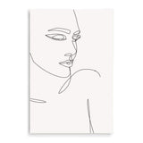 Single Line Drawing III-The Paper Tree-abstract,black & white,BLACK AND WHITE,boho,continuous line,curves,female,female figure,female form,figure,hamptons,line art,modern,monochrome,neutral,one line,organic shape,portrait,premium art print,shape,single line,wall art,Wall_Art,Wall_Art_Prints