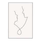 Single Line Drawing IIII-The Paper Tree-abstract,black & white,BLACK AND WHITE,boho,continuous line,curves,female,female figure,female form,figure,hamptons,line art,modern,monochrome,neutral,one line,organic shape,portrait,premium art print,shape,single line,wall art,Wall_Art,Wall_Art_Prints