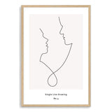 Single Line Drawing IIII-The Paper Tree-abstract,black & white,BLACK AND WHITE,boho,continuous line,curves,female,female figure,female form,figure,hamptons,line art,modern,monochrome,neutral,one line,organic shape,portrait,premium art print,shape,single line,wall art,Wall_Art,Wall_Art_Prints