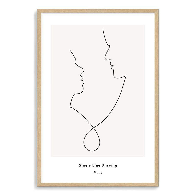 Single Line Drawing IIII-The Paper Tree-abstract,black & white,BLACK AND WHITE,boho,continuous line,curves,female,female figure,female form,figure,hamptons,line art,modern,monochrome,neutral,one line,organic shape,portrait,premium art print,shape,single line,wall art,Wall_Art,Wall_Art_Prints