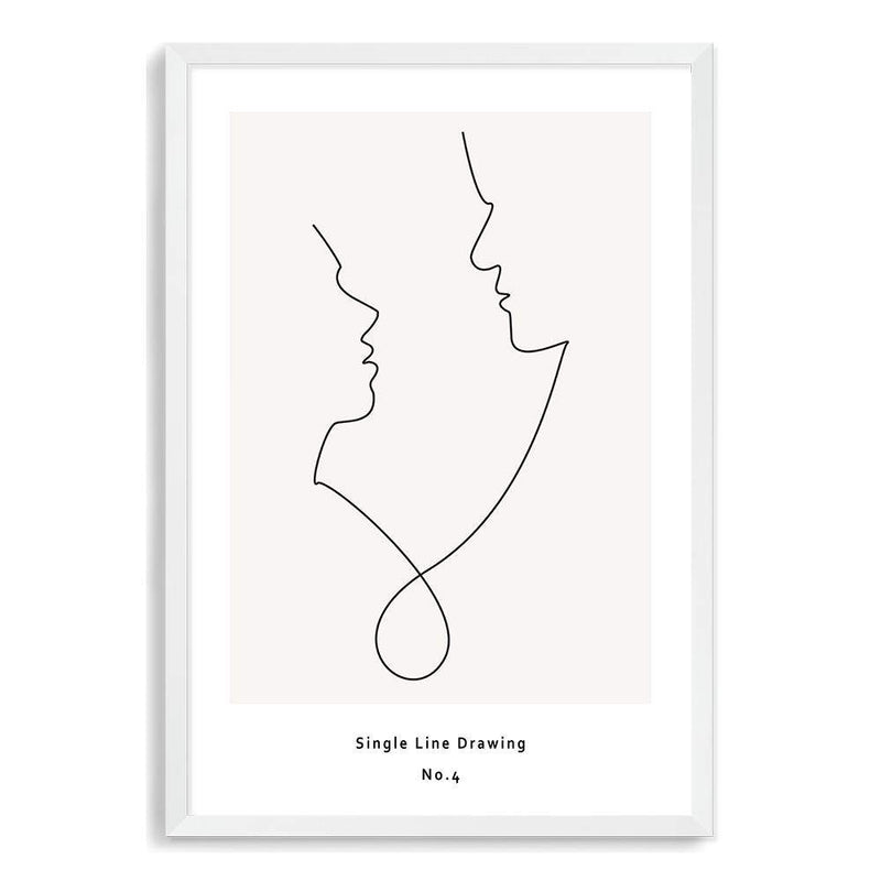 Single Line Drawing IIII-The Paper Tree-abstract,black & white,BLACK AND WHITE,boho,continuous line,curves,female,female figure,female form,figure,hamptons,line art,modern,monochrome,neutral,one line,organic shape,portrait,premium art print,shape,single line,wall art,Wall_Art,Wall_Art_Prints