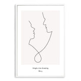 Single Line Drawing IIII-The Paper Tree-abstract,black & white,BLACK AND WHITE,boho,continuous line,curves,female,female figure,female form,figure,hamptons,line art,modern,monochrome,neutral,one line,organic shape,portrait,premium art print,shape,single line,wall art,Wall_Art,Wall_Art_Prints