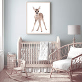 Baby Deer-The Paper Tree-animal,Artwork,baby,baby deer,cute,deer,kids room,kids wall art,neutral,nursery,nursery decor,portrait,premium art print,wall art,Wall_Art,Wall_Art_Prints