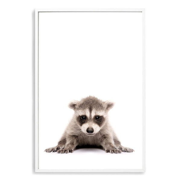 Baby Raccoon-The Paper Tree-animal,Artwork,BABY,BABY ANIMAL,BABY RACCOON,KIDS DECOR,kids room,kids wall art,nursery,NURSERY DECOR,portrait,premium art print,RACCOON,wall art,Wall_Art,Wall_Art_Prints