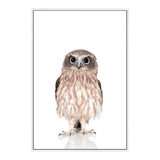 Baby Owl-The Paper Tree-animal,Artwork,BABY,BABY ANIMAL,bird,feathers,KIDS DECOR,kids room,kids wall art,nursery,NURSERY DECOR,owl,portrait,premium art print,wall art,Wall_Art,Wall_Art_Prints