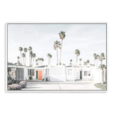 Palm Springs | California-The Paper Tree-america,architecture,blue,boho,building,california,home,house,landscape,mid centrury,palm,palm springs,palm tree,premium art print,property,retro,slim aarons,vintage,wall art,Wall_Art,Wall_Art_Prints,white