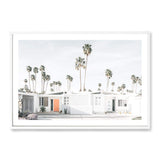 Palm Springs | California-The Paper Tree-america,architecture,blue,boho,building,california,home,house,landscape,mid centrury,palm,palm springs,palm tree,premium art print,property,retro,slim aarons,vintage,wall art,Wall_Art,Wall_Art_Prints,white