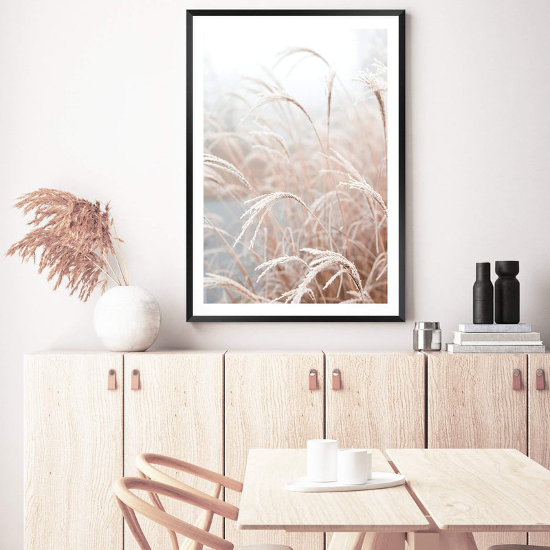 Golden Grass-The Paper Tree-beach,boho,botanical,Coastal,grass,hamptons,leaf,leaves,Natural,nature,neutral,pampas grass,portrait,premium art print,reeds,tall grass,wall art,Wall_Art