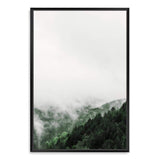 Mountain Pine Forest-The Paper Tree-america,australia,botanical,clouds,enchanting,forest,green,mist,misty,misty trees,mountain,mountains,nature,pine forest,pine trees,portrait,premium art print,tree,trees,wall art,Wall_Art,Wall_Art_Prints