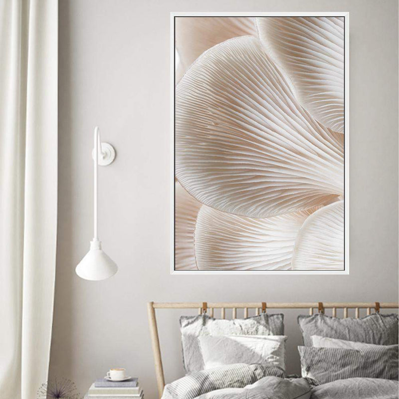 Abstract Mushrooms II-The Paper Tree-abstract,beige,boho,curve,fungus,golden,hamptons,lines,modern,mushroom,neutral,organic shape,portrait,premium art print,shape,wall art,Wall_Art,Wall_Art_Prints,white