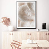 Abstract Mushrooms II-The Paper Tree-abstract,beige,boho,curve,fungus,golden,hamptons,lines,modern,mushroom,neutral,organic shape,portrait,premium art print,shape,wall art,Wall_Art,Wall_Art_Prints,white