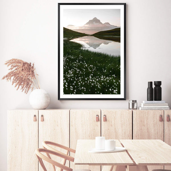 Mountain Lake | Bachalpsee Lake-The Paper Tree-braies lake,clear water,copper,dolomites,evironment,green,HAMPTONS,italy,lake,mountain,nature,pine forest,pine trees,portrait,premium art print,reflective,relection,scenery,TAN,travel,wall art,Wall_Art,Wall_Art_Prints,water