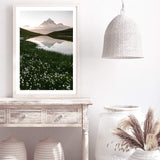 Mountain Lake | Bachalpsee Lake-The Paper Tree-braies lake,clear water,copper,dolomites,evironment,green,HAMPTONS,italy,lake,mountain,nature,pine forest,pine trees,portrait,premium art print,reflective,relection,scenery,TAN,travel,wall art,Wall_Art,Wall_Art_Prints,water