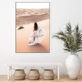 Desert Beauty-The Paper Tree-boho,desert,dress,female,moroccan,morocco,nature,orange,portrait,premium art print,sand,sand dunes,TAN,wall art,Wall_Art,Wall_Art_Prints,woman