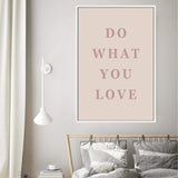 Do What You Love-The Paper Tree-boho,love,motivational,neutral,peach,pink,portrait,premium art print,quote,text,typography,wall art,Wall_Art,Wall_Art_Prints