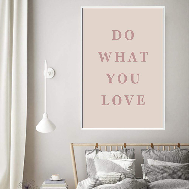 Do What You Love-The Paper Tree-boho,love,motivational,neutral,peach,pink,portrait,premium art print,quote,text,typography,wall art,Wall_Art,Wall_Art_Prints