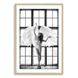 Angel Wings-The Paper Tree-angel,angel wings,ballerina,black & white,boho,dancer,FASHION,feature female,hamptons,monochrome,portrait,premium art print,wall art,Wall_Art,Wall_Art_Prints,white,wings,woman