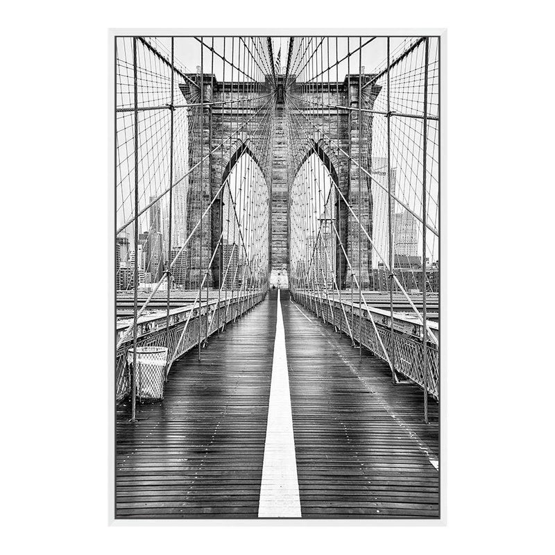 Brooklyn Bridge | New York-The Paper Tree-america,architectural,architecture,black & white,BLACK AND WHITE,bridge,brooklyn bridge,building,city,destination,fashion,monochrome,new york,portrait,premium art print,travel,view,wall art,Wall_Art,Wall_Art_Prints