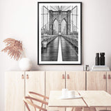 Brooklyn Bridge | New York-The Paper Tree-america,architectural,architecture,black & white,BLACK AND WHITE,bridge,brooklyn bridge,building,city,destination,fashion,monochrome,new york,portrait,premium art print,travel,view,wall art,Wall_Art,Wall_Art_Prints