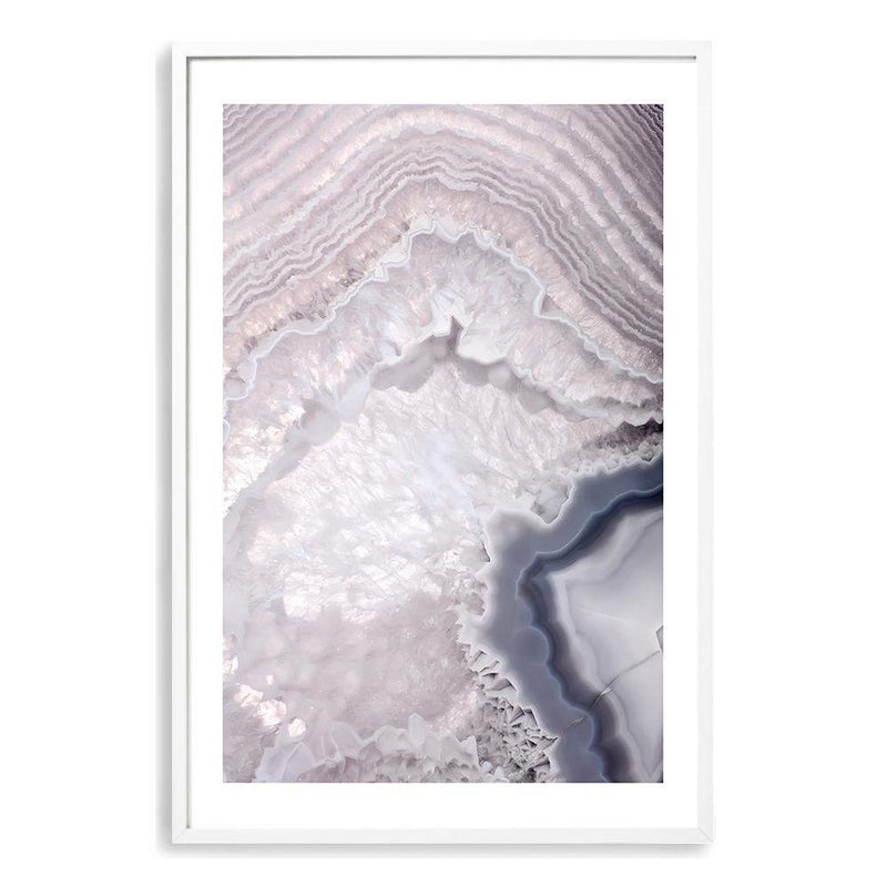 Pink Agate-The Paper Tree-abstract,agate,blush,boho,colourful,crystal,fashion,paint pour,pink,portrait,premium art print,purple,wall art,Wall_Art,Wall_Art_Prints