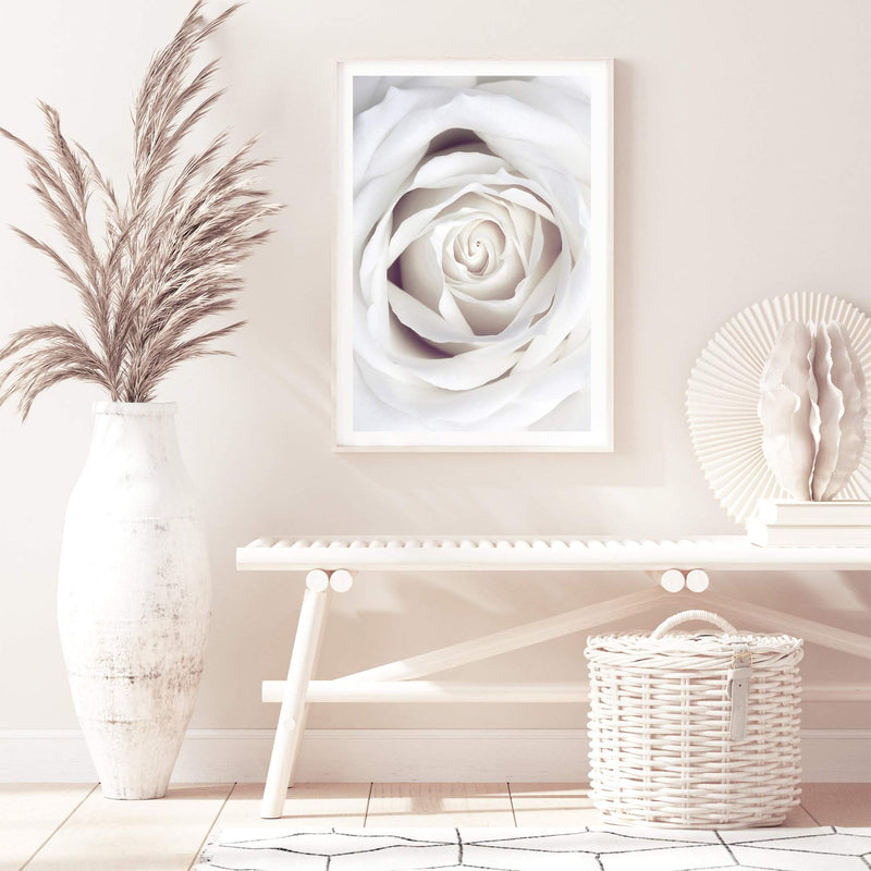 White Rose-The Paper Tree-boho,feminine,floral,flower,hamptons,neutral,petals,portrait,premium art print,rose,roses,wall art,Wall_Art,Wall_Art_Prints,white,white rose