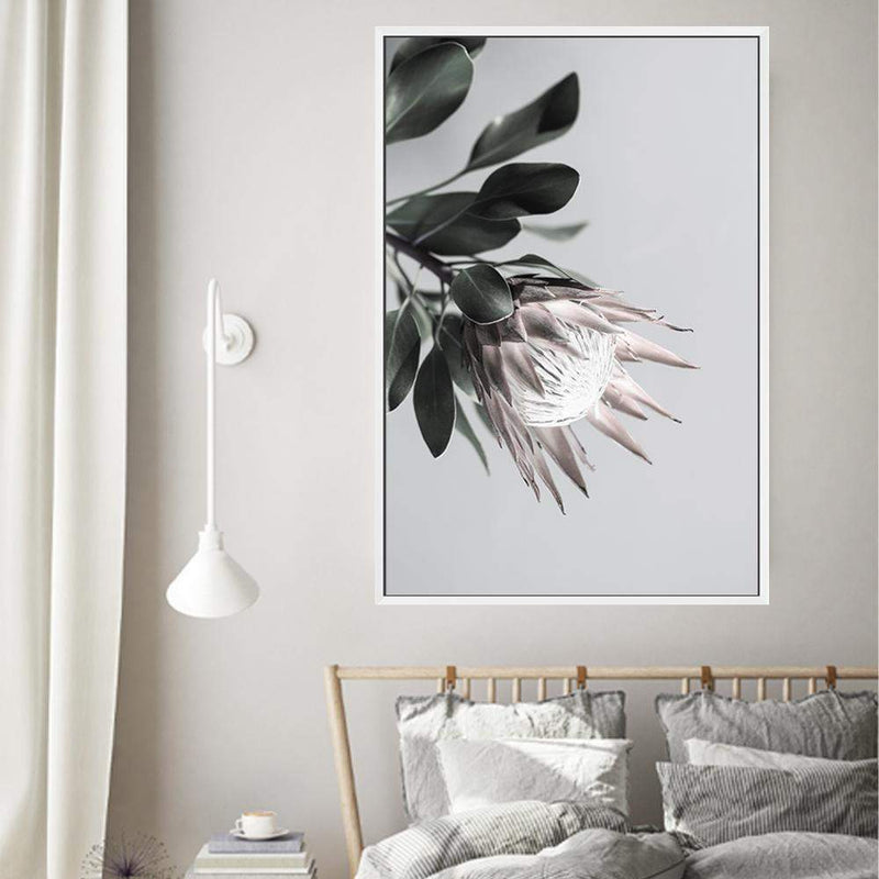 Blush Protea Flower-The Paper Tree-blooms,blush,dusty pink,floral,flower,flowers,hamptons,pink,pink flower,pink protea,portrait,premium art print,protea,protea flower,protea flowers,wall art,Wall_Art,Wall_Art_Prints