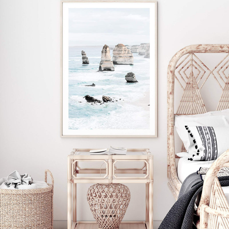 Twelve Apostles | Great Ocean Road-The Paper Tree-australia,australian coast,BEACH,blue,boho,coast,coastal,coastline,great ocean road,hamptons,ocean,portrait,premium art print,seascape,shoreline,the great ocean road,twelve apostles,wall art,Wall_Art,Wall_Art_Prints