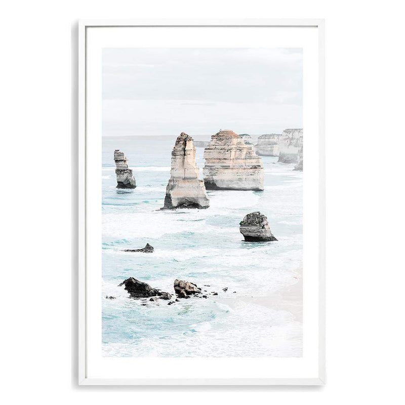 Twelve Apostles | Great Ocean Road-The Paper Tree-australia,australian coast,BEACH,blue,boho,coast,coastal,coastline,great ocean road,hamptons,ocean,portrait,premium art print,seascape,shoreline,the great ocean road,twelve apostles,wall art,Wall_Art,Wall_Art_Prints