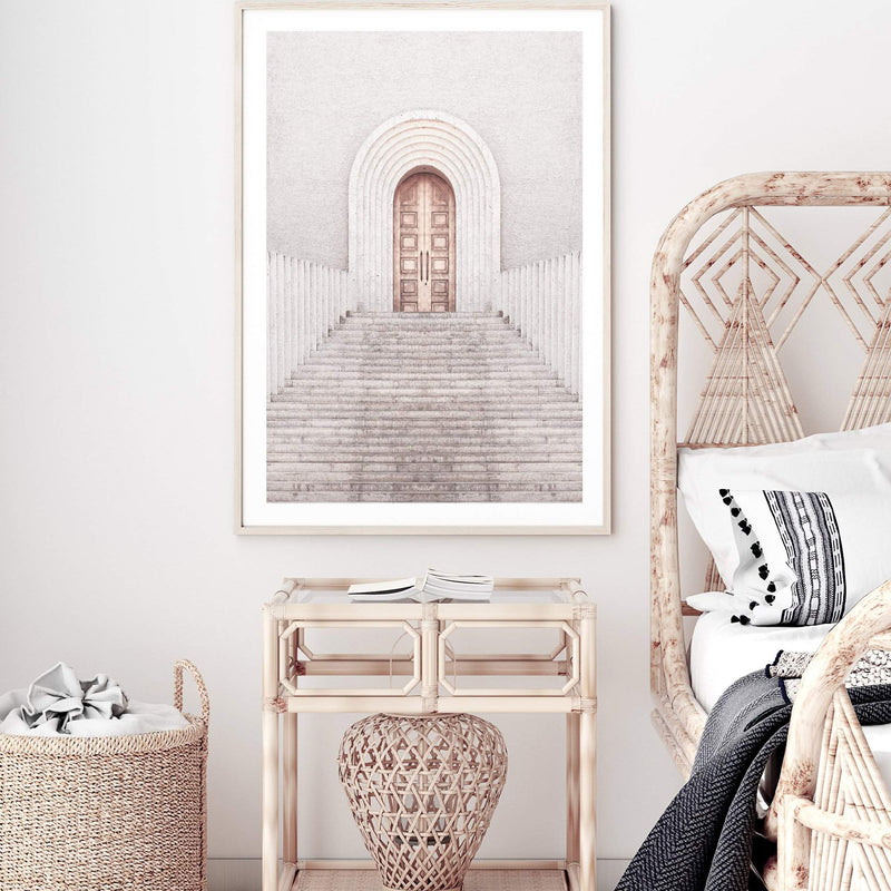 Golden Door-The Paper Tree-architectural,ARCHITECTURE,boho,chruch,church door,DOOR,gold,gold door,minimalist,neutral,portrait,premium art print,scandi,tan,wall art,Wall_Art,Wall_Art_Prints