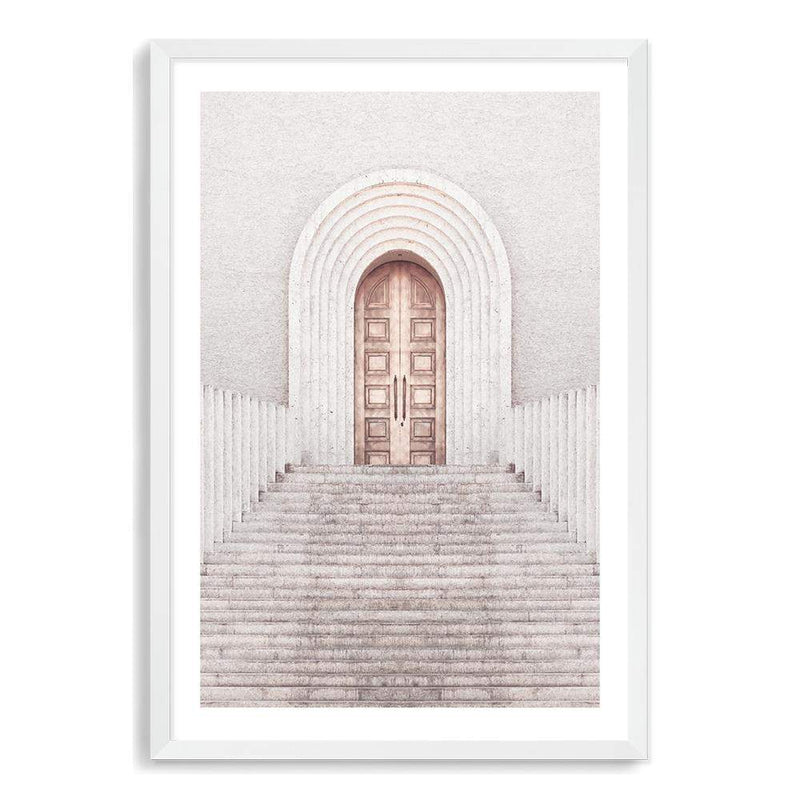 Golden Door-The Paper Tree-architectural,ARCHITECTURE,boho,chruch,church door,DOOR,gold,gold door,minimalist,neutral,portrait,premium art print,scandi,tan,wall art,Wall_Art,Wall_Art_Prints