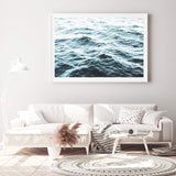 Ocean Waves II-The Paper Tree-Art_Prints,BEACH,blue,boho,coastal,COASTAL ART,Designer,hamptons,landscape,ocean,ocean ripples,Ocean surface,Ocean waves,premium art print,ripples,surfers,wall art,Wall_Art,Wall_Art_Prints,water,waves